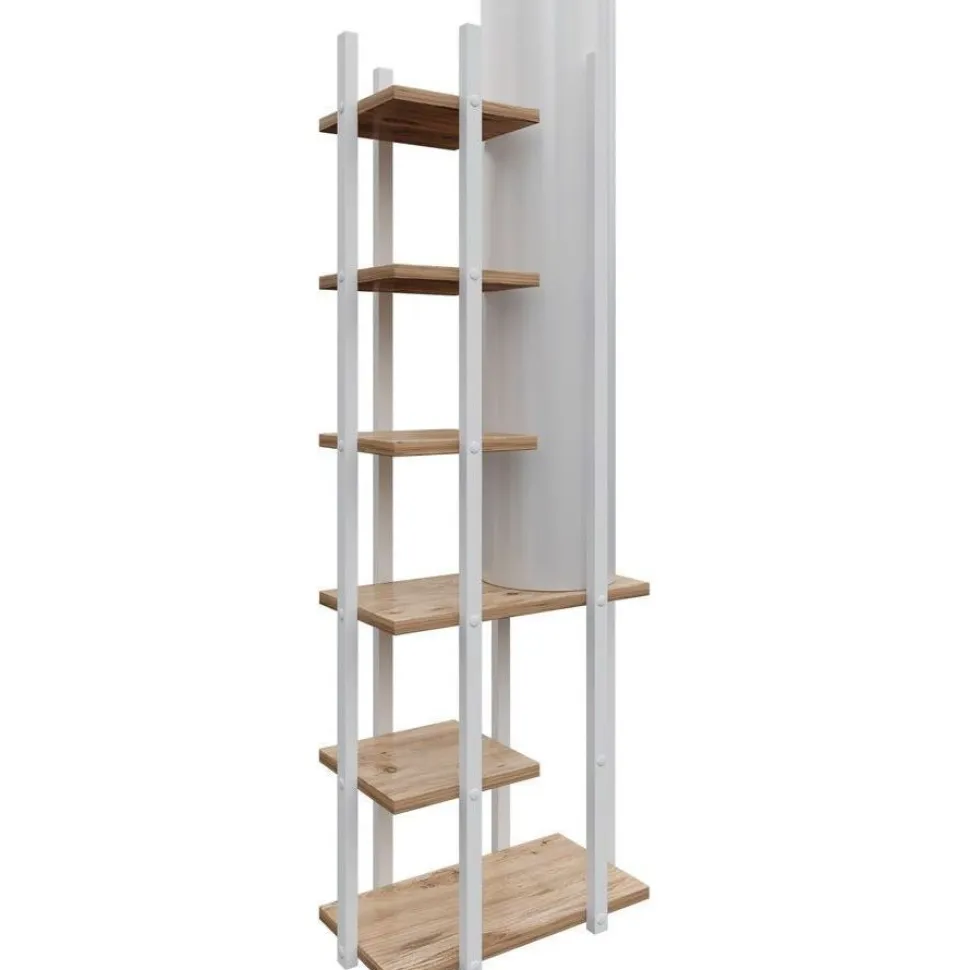 Lattiavalaisin hyllyköllä Linento Lighting Moda Dor SRC, 135cm, musta/natural