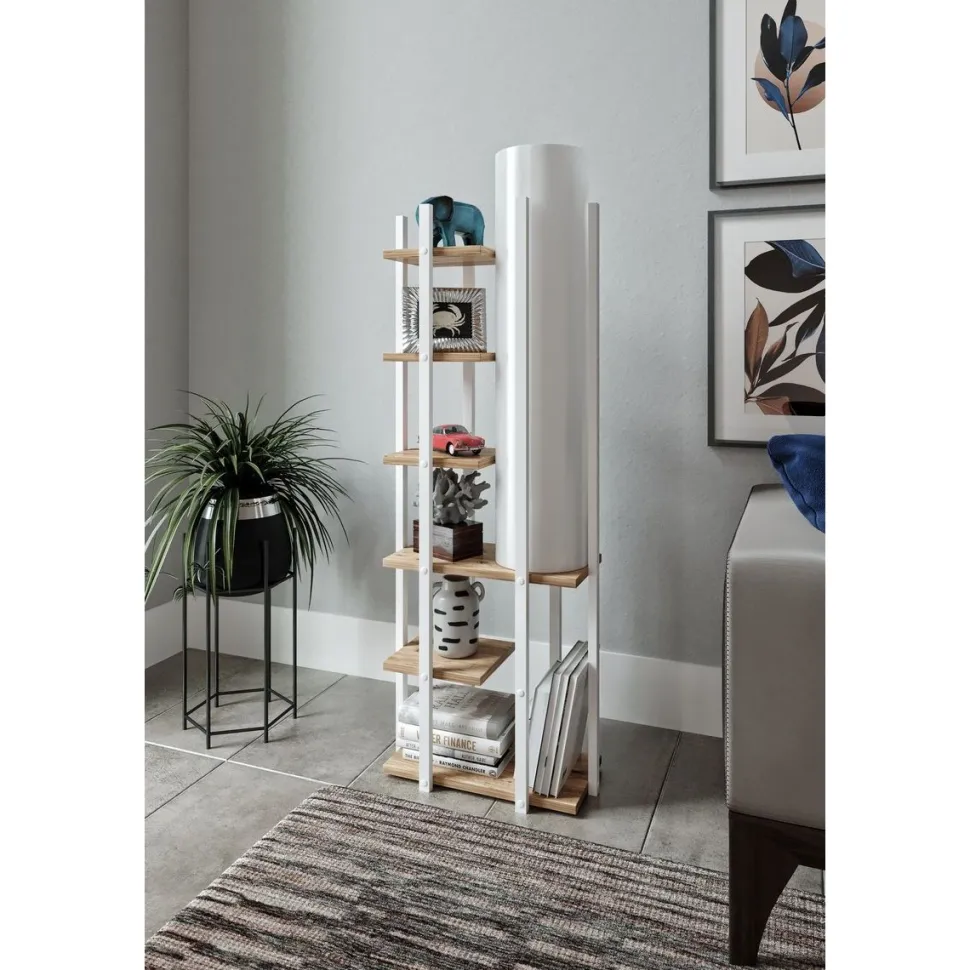 Lattiavalaisin hyllyköllä Linento Lighting Moda Dor SRC, 135cm, musta/natural