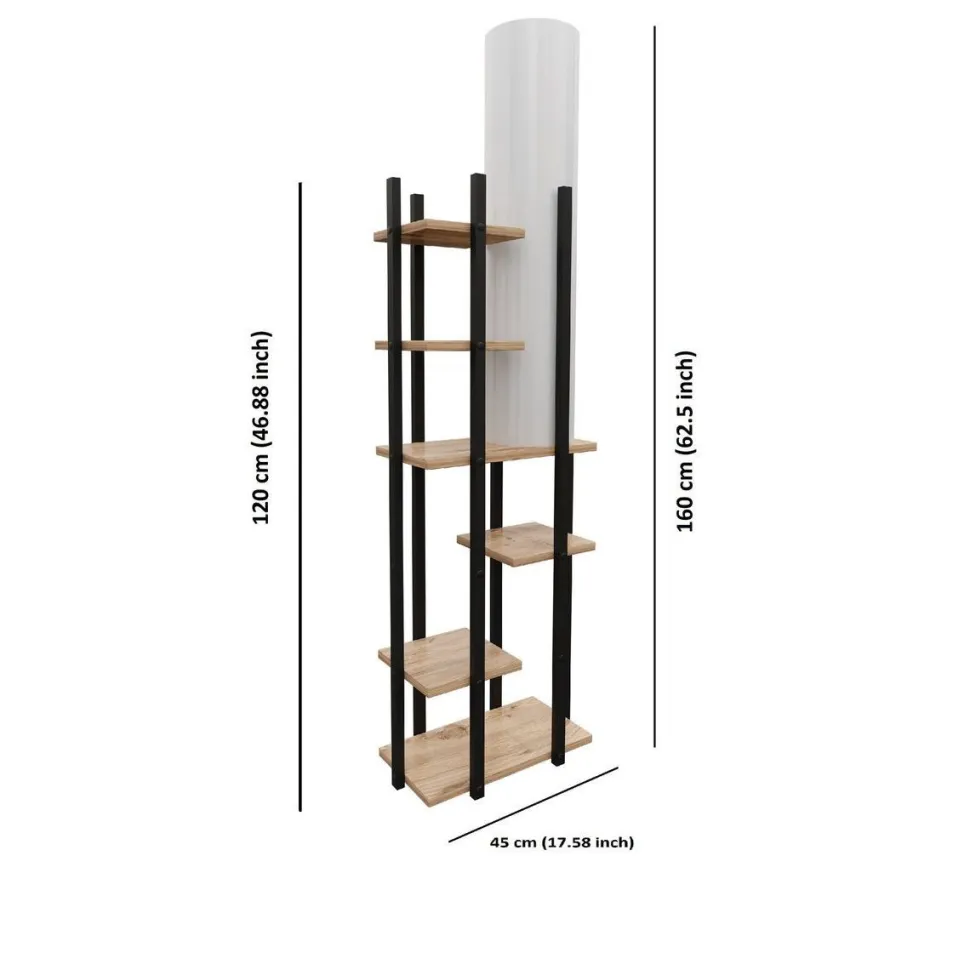 Lattiavalaisin hyllyköllä Linento Lighting Vogue SMK, 160cm, valkoinen
