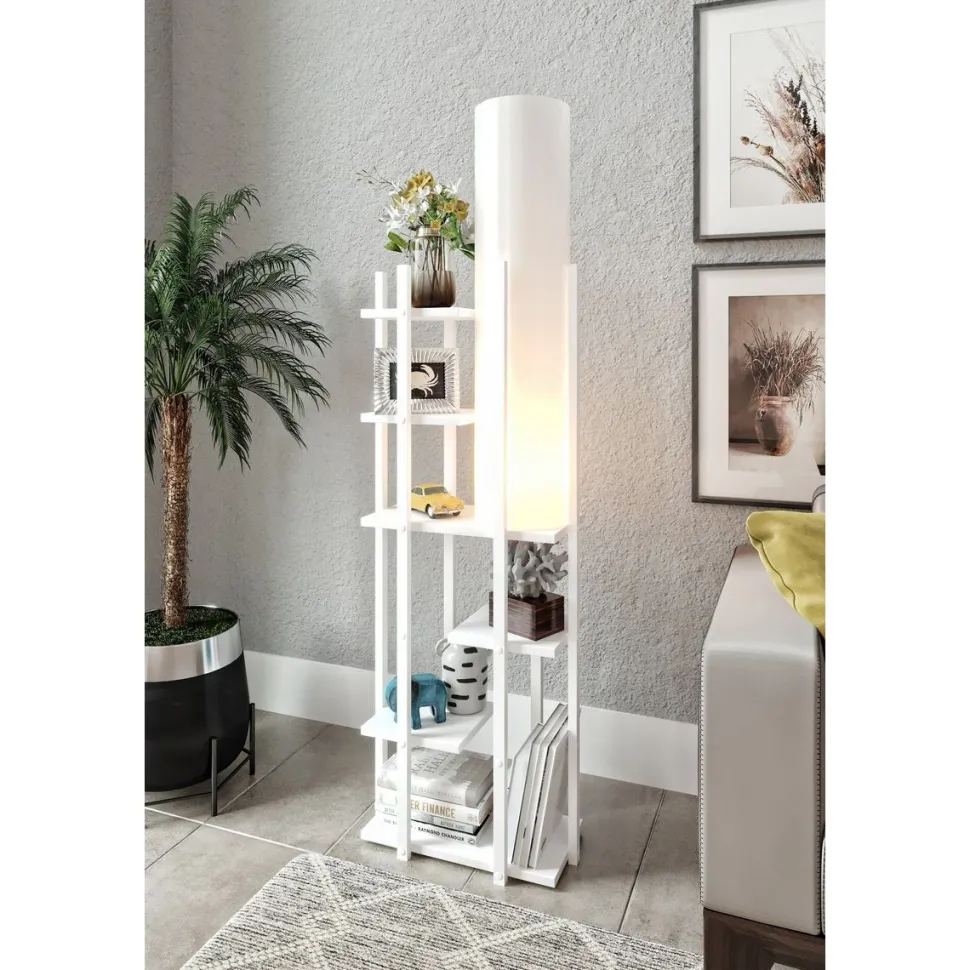 Lattiavalaisin hyllyköllä Linento Lighting Vogue SMK, 160cm, valkoinen