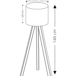 Lattiavalaisin Linento Lighting AYD-1806, beige