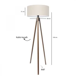 Lattiavalaisin Linento Lighting AYD-3687, 200cm, beige