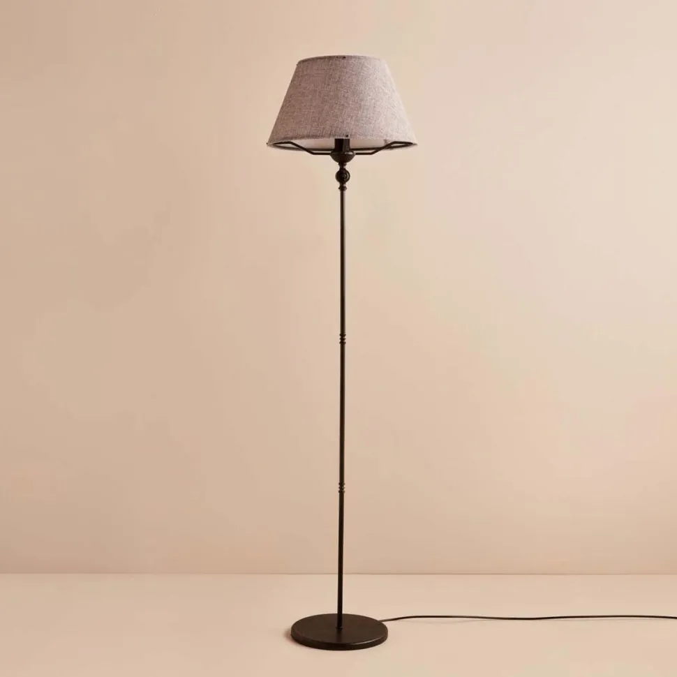 Lattiavalaisin Linento Lighting AYD-3484, 145cm, harmaa/musta