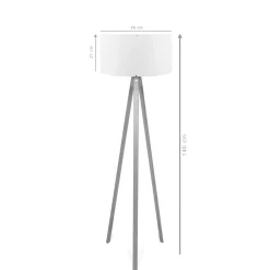 Lattiavalaisin Linento Lighting AYD-2210, harmaa