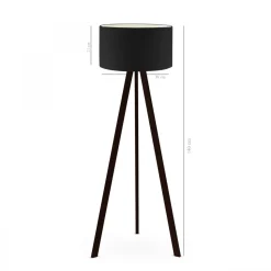 Lattiavalaisin Linento Lighting AYD-2653, musta