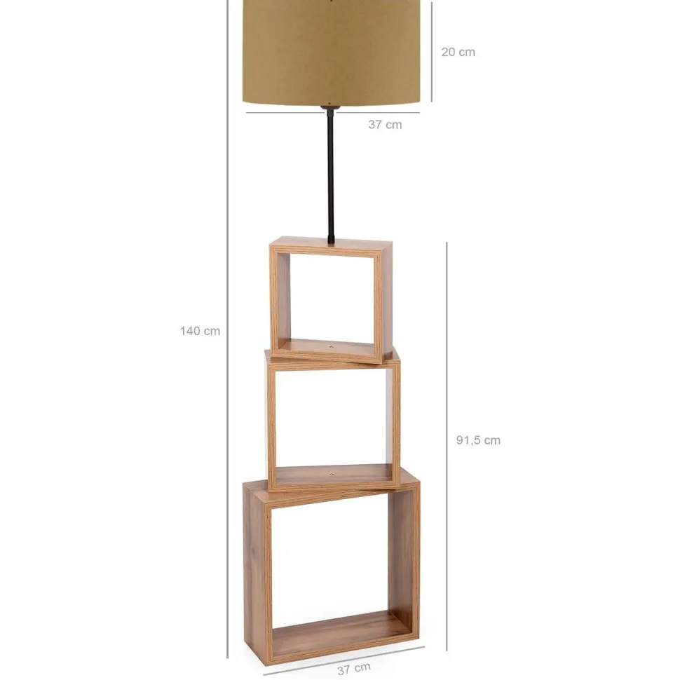 Lattiavalaisin Linento Lighting AYD-2902, vaaleanruskea