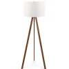 Lattiavalaisin Linento Lighting AYD-1528, valkoinen/ruskea