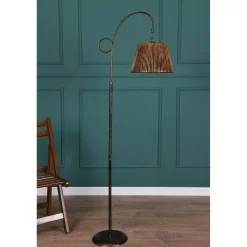 Lattiavalaisin Linento Lighting Cardone, musta/ruusukulta