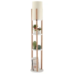 Lattiavalaisin Linento Lighting Circle Nora, valkoinen
