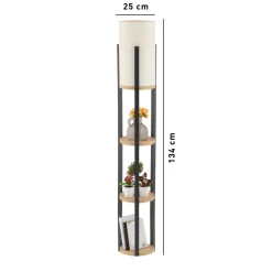 Lattiavalaisin Linento Lighting Circle Nora, valkoinen