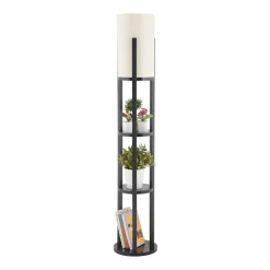 Lattiavalaisin Linento Lighting Circle Nora, valkoinen