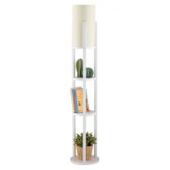 Lattiavalaisin Linento Lighting Circle Nora, valkoinen