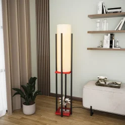 Lattiavalaisin Linento Lighting 8131, 130cm, musta/punainen