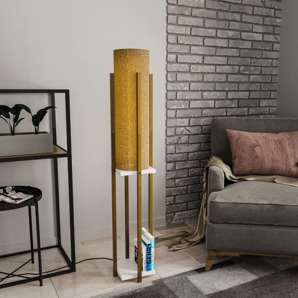 Lattiavalaisin Linento Lighting 8131, 130cm, musta/punainen