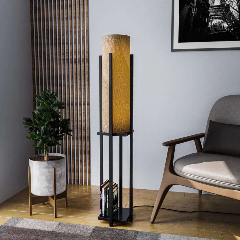 Lattiavalaisin Linento Lighting 8131, 130cm, musta/punainen