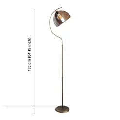 Lattiavalaisin Linento Lighting Demilune Floor, 165cm, antiikki
