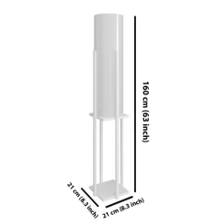 Lattiavalaisin Linento Lighting Dor, valkoinen