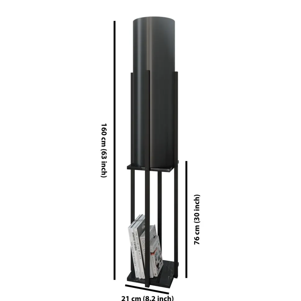 Lattiavalaisin Linento Lighting Dor v2, musta