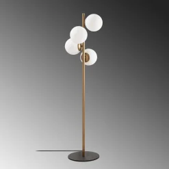 Lattiavalaisin Linento Lighting Faze 130 cm 4-osainen kulta/kirkas