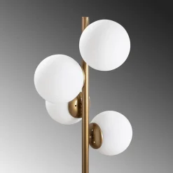 Lattiavalaisin Linento Lighting Faze 130 cm 4-osainen kulta/kirkas
