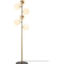 Lattiavalaisin Linento Lighting Fazli 163 cm 6-osainen kulta/kirkas
