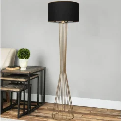 Lattiavalaisin Linento Lighting Fern 155 cm musta