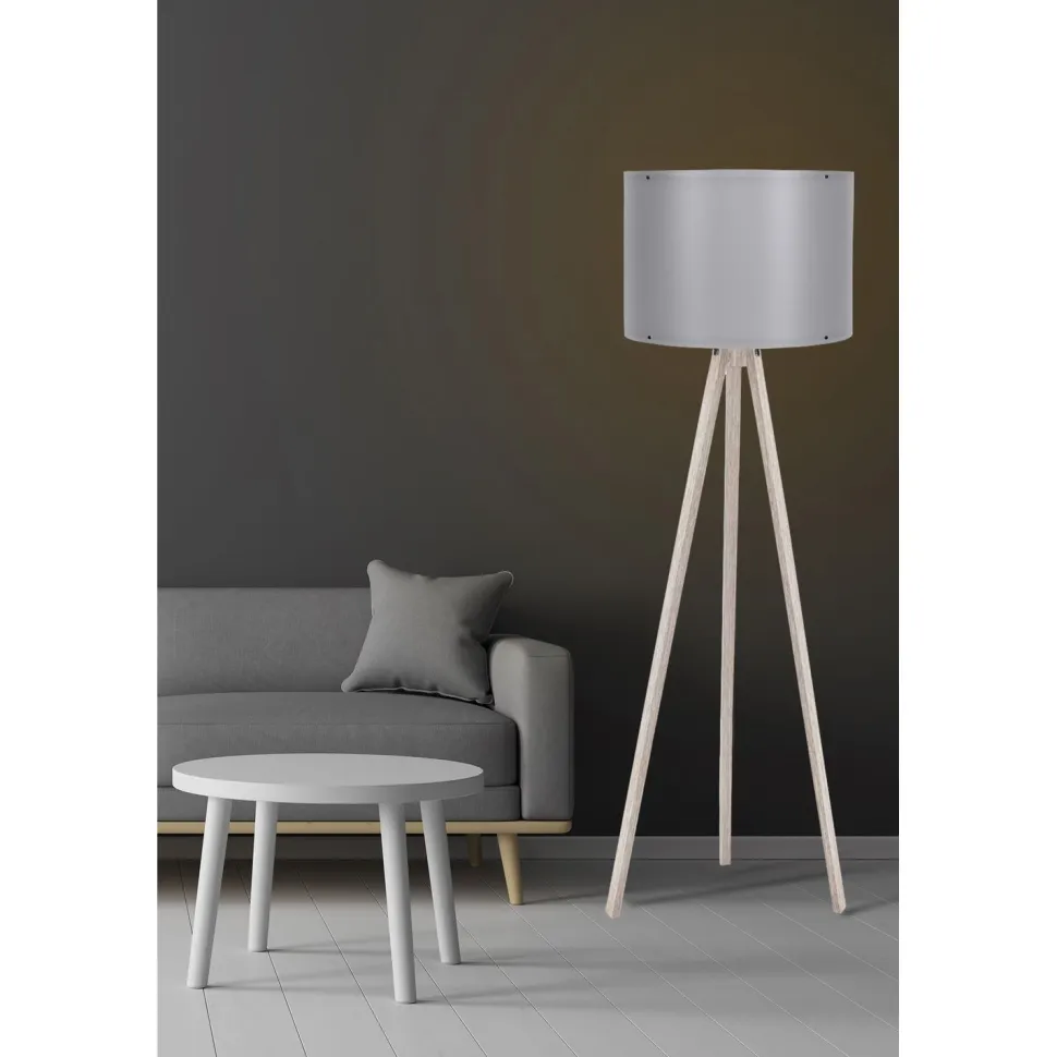 Lattiavalaisin Linento Lighting 118, harmaa/kermanvalkoinen