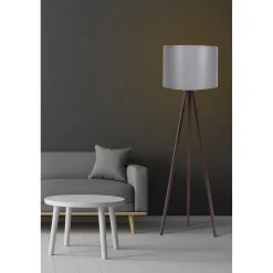 Lattiavalaisin Linento Lighting 103, harmaa/pähkinäpuu