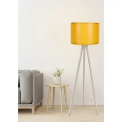 Lattiavalaisin Linento Lighting 117, keltainen/kermanvalkoinen