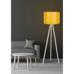Lattiavalaisin Linento Lighting 117, keltainen/kermanvalkoinen