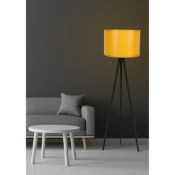 Lattiavalaisin Linento Lighting 114, keltainen/musta