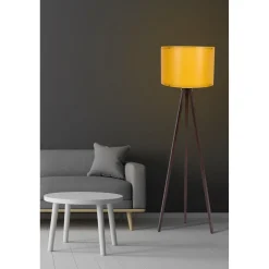Lattiavalaisin Linento Lighting 102, keltainen/pähkinä