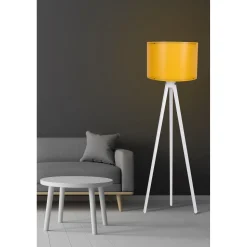 Lattiavalaisin Linento Lighting 107, keltainen/valkoinen