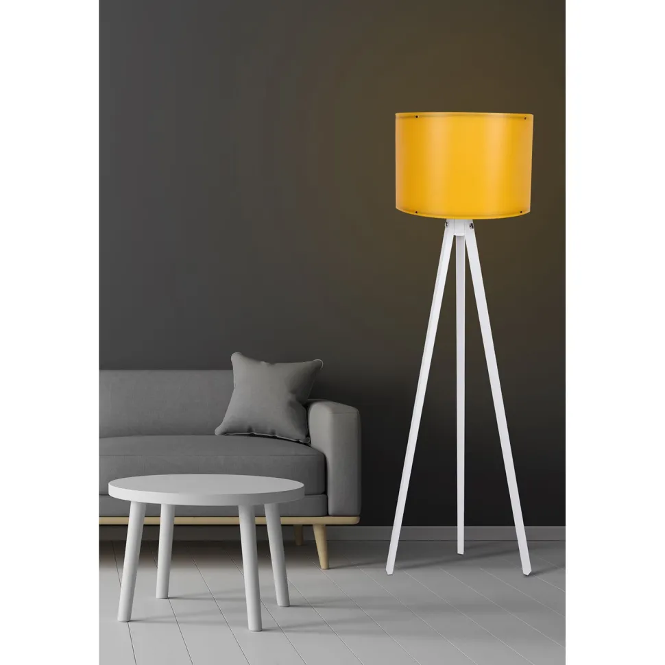 Lattiavalaisin Linento Lighting 107, keltainen/valkoinen
