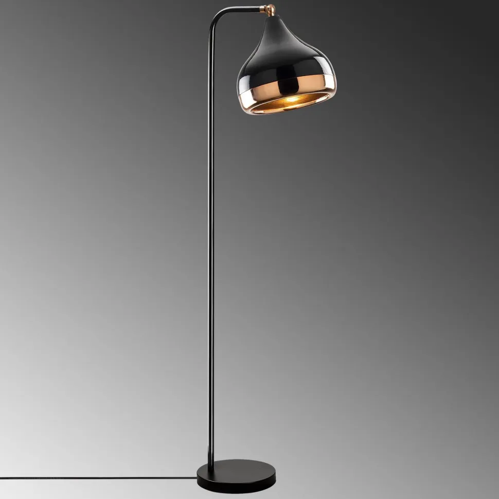 Lattiavalaisin Linento Lighting Mint 120 cm musta/kupari