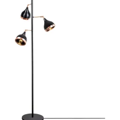 Lattiavalaisin Linento Lighting Mint 163 cm 3-osainen musta/kupari