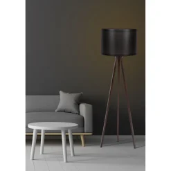 Lattiavalaisin Linento Lighting 104, musta/puu