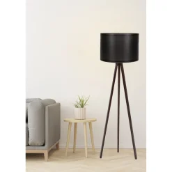 Lattiavalaisin Linento Lighting 104, musta/puu