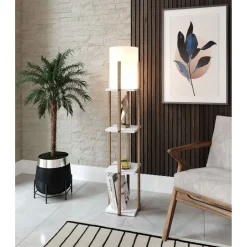 Lattiavalaisin Linento Lighting Nora, valkoinen