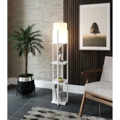 Lattiavalaisin Linento Lighting Nora, valkoinen