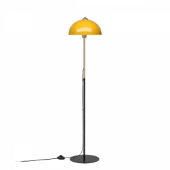 Lattiavalaisin Linento Lighting Orbit, Ø25cm, korkeus 147cm, oranssi