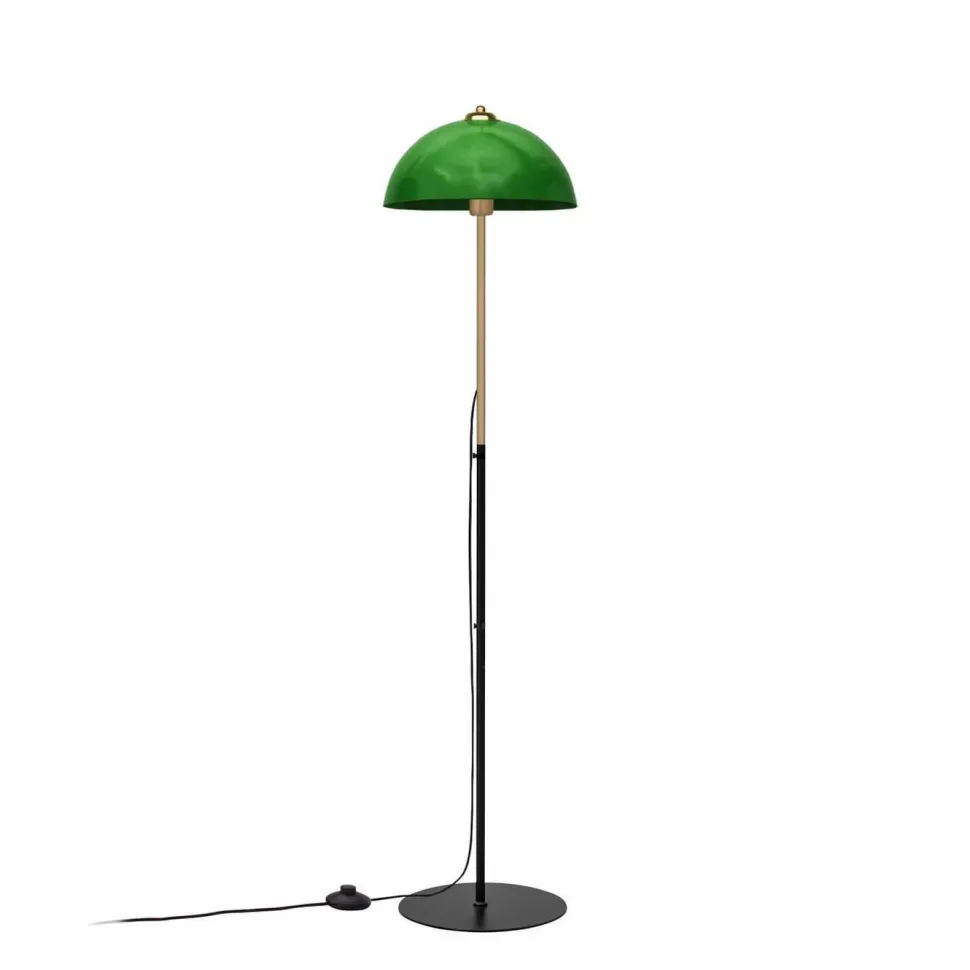 Lattiavalaisin Linento Lighting Orbit, Ø25cm, korkeus 147cm, oranssi