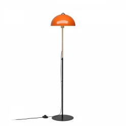 Lattiavalaisin Linento Lighting Orbit, Ø25cm, korkeus 147cm, oranssi