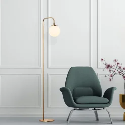 Lattiavalaisin Linento Lighting Viran 146 cm messinki