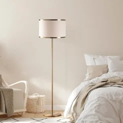 Lattiavalaisin Linento Lighting Way 156 cm kulta/valkoinen