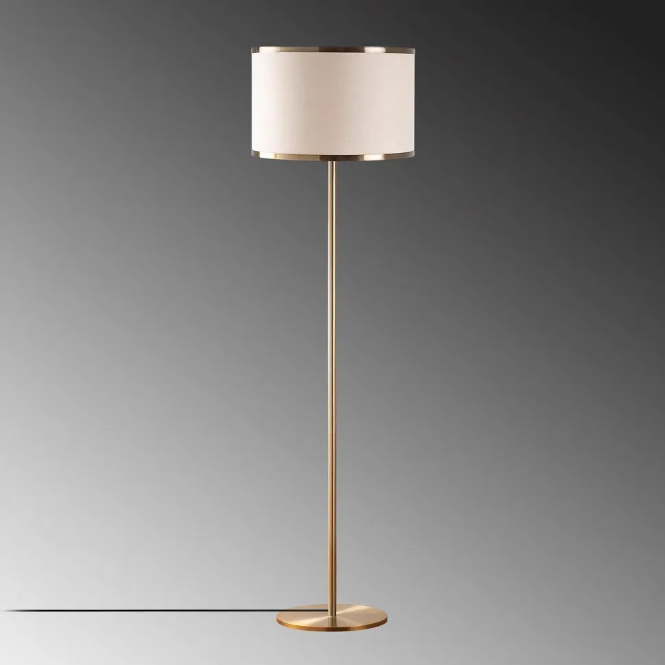Lattiavalaisin Linento Lighting Way 156 cm kulta/valkoinen