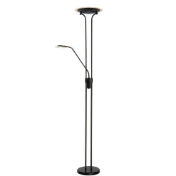 Lattiavalaisin Lucide Champion LED 20+4 W IP20 1800 mm Ø 254 mm metalli/lasi musta