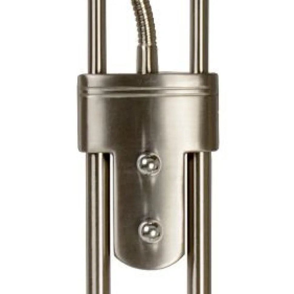 Lattiavalaisin Lucide Champion LED 20+4 W IP20 1800 mm Ø 254 mm metalli/lasi satiinikromi