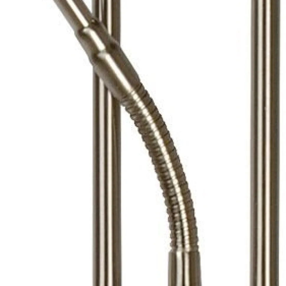 Lattiavalaisin Lucide Champion LED 20+4 W IP20 1800 mm Ø 254 mm metalli/lasi satiinikromi