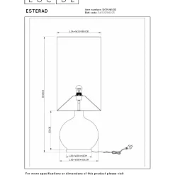Lattiavalaisin Lucide Esterad, Ø34cm, IP20, eri värejä